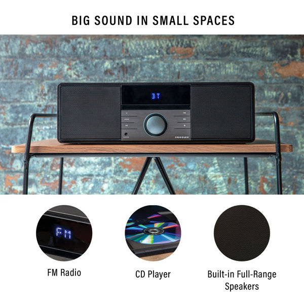 Crosley Electronics Metro Radio CD Player & Reviews Wayfair